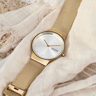 Skagen freja online gold