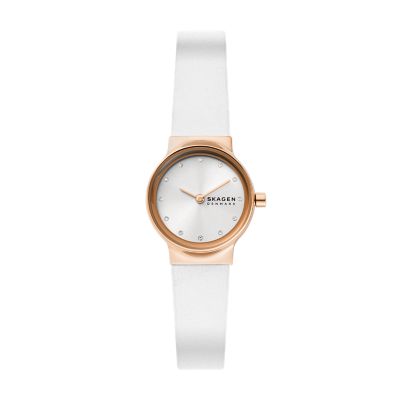 約125-175cmラグ幅【新品】スカーゲン SKAGEN 腕時計 レディース SKW3029 フレア リール 26mm FREJA LILLE 26mm クオーツ ホワイトシルバーxホワイト アナログ表示