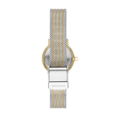 Freja Lille Two-Hand Two-Tone Stainless Steel Mesh Watch - SKW3030