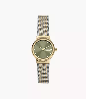 Freja Lille Two-Hand Two-Tone Stainless Steel Mesh Watch