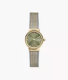 Freja Lille Two-Hand Two-Tone Stainless Steel Mesh Watch