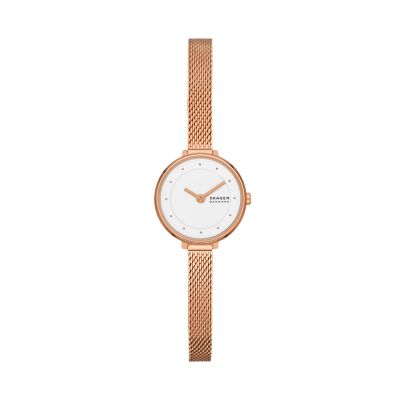 Skagen rose outlet gold watch