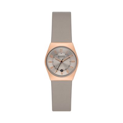 スカーゲン(SKAGEN) GRENEN LILLE 三針デイト グレーストーン LiteHide