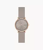 Signatur Lille Two-Hand Sand Eco Leather Watch