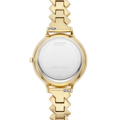 Skagen ANITA 限定モデル 三針 ゴールドトーン ステンレススチール