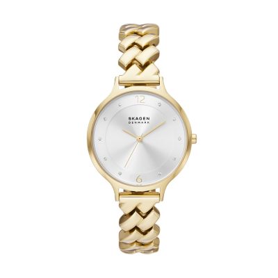 Skagen watch gold new arrivals