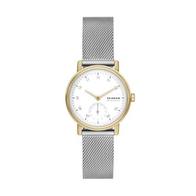 Kuppel Lille Two-Hand Sub-Second Stainless Steel Mesh Watch