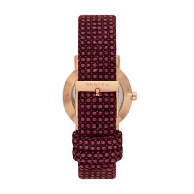 Kuppel Lille Two-Hand Sub-Second Pink Kvadrat Wool Watch SKW3104