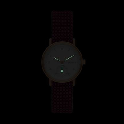 Kuppel Lille Two-Hand Sub-Second Pink Kvadrat Wool Watch SKW3104