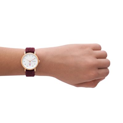 Kuppel Lille Three-Hand Pink Kvadrat Wool Watch SKW3104 - Skagen