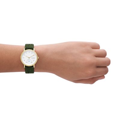 Kuppel Lille Three-Hand Green Kvadrat Wool Watch SKW3105 - Skagen