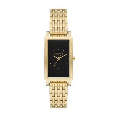 Gold women's watch - Gold stainless steel strap