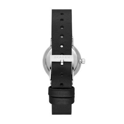 FREJA LILLE 二針 ブラックレザーウォッチ SKW3119 - Skagen