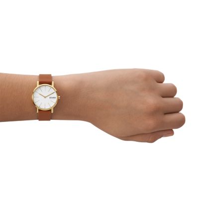 Women s Leather Watches Skagen