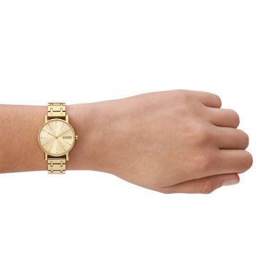 Signatur Lille Two-Hand Gold Stainless Steel Bracelet Watch