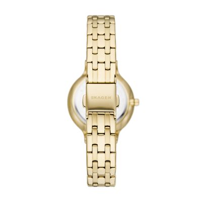 Skagen anita gold clearance watch