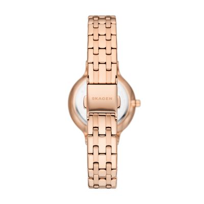 Skagen anita sale watch rose gold