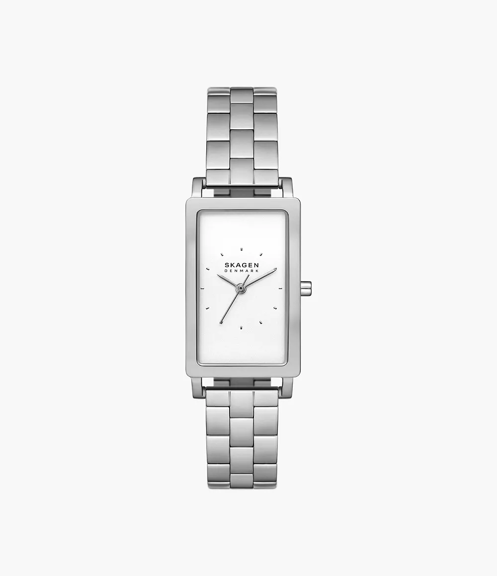 Skagen Unisex Hagen Three-Hand Silver Stainless Steel Bracelet Watch

