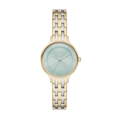 Skagen anita on sale two tone watch