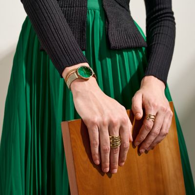 Skagen women's gold watches sale