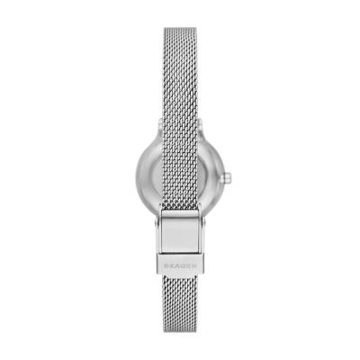 Anita Micro 二針 シルバー ステンレススチールウォッチ SKW3172 - Skagen
