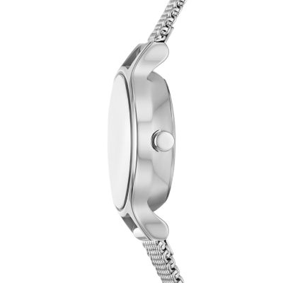 シルバー ステンレススチール クォーツ腕時計 S21121795859-