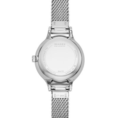 Anita Micro 二針 シルバー ステンレススチールウォッチ SKW3172 - Skagen