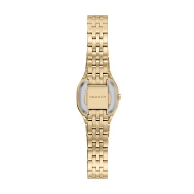 Mellem Micro Two-Hand Gold Stainless Steel Watch SKW3177 - Skagen