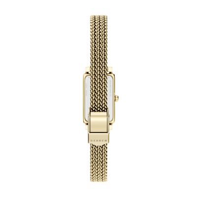 Hagen Micro 二針 ゴールド ステンレススチールウォッチ SKW3178 - Skagen