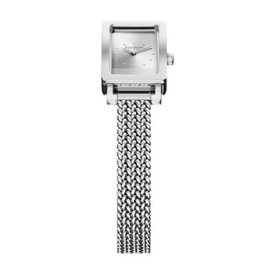 Hagen Micro 二針 シルバー ステンレススチールウォッチ SKW3179 - Skagen