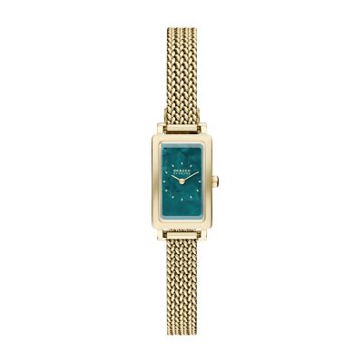 Gold for Hagen Micro Two-Hand Gold Stainless Steel Watch