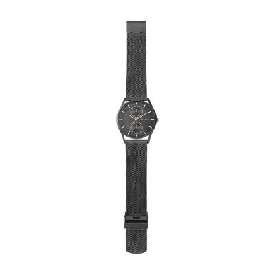 Multifunction Charcoal - Steel Skagen SKW6180 Mesh Holst Watch Multifunction