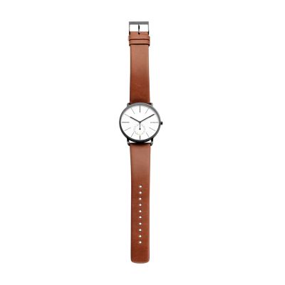 HAGEN ブラウンレザーウォッチ SKW6216 - Skagen