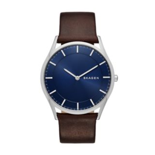 Holst Slim Dark Brown Leather Watch