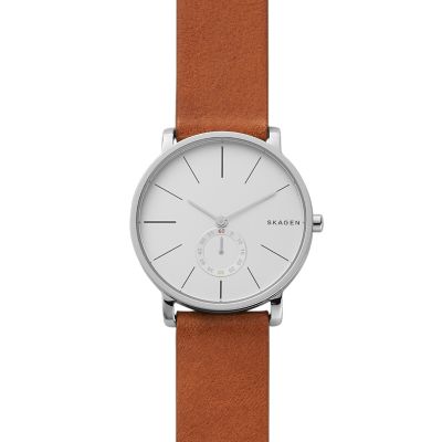 HAGEN タンレザーウォッチ SKW6279 - Skagen