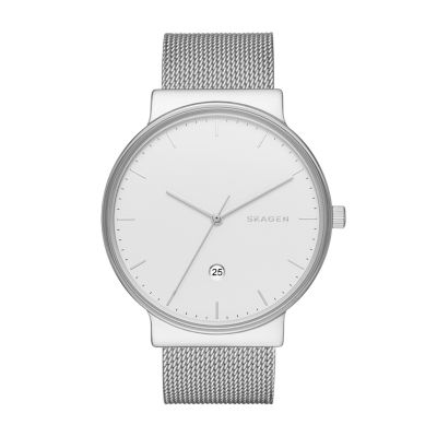 Ancher Midnight Steel Mesh Watch SKW6296 Skagen