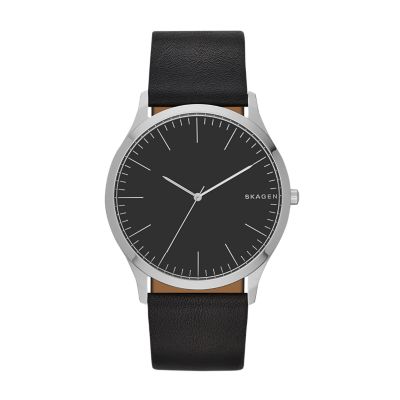 Skagen black 2025 face watch