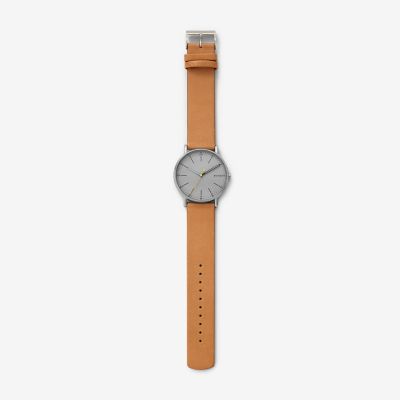 SINGATUR タンレザーウォッチ SKW6373 - Skagen