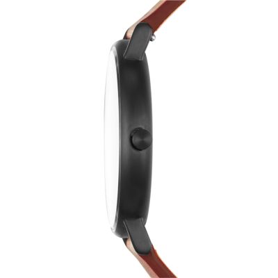 Medium Leather Signatur Watch Skagen SKW6374 - Brown