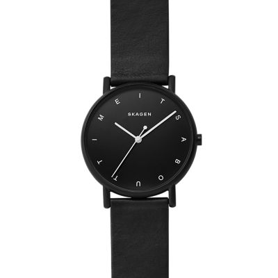 Signatur Medium Brown Leather Watch SKW6355 Skagen