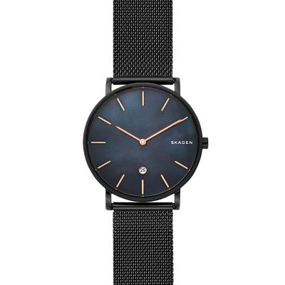 SKAGEN ANITA マザーオブパール スチールメッシュウォッチ - 腕時計