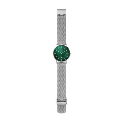 HAGEN SLIM マザーオブパール スチールメッシュウォッチ SKW6474 - Skagen