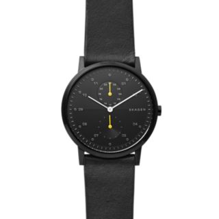 Kristoffer Black Leather Watch