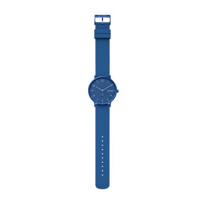 Aaren Kulor Marine Blue Silicone 41mm Watch SKW6508 - Skagen