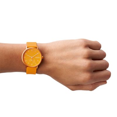 Aaren Kulor Sunshine Silicone 41mm Watch SKW6510 Skagen