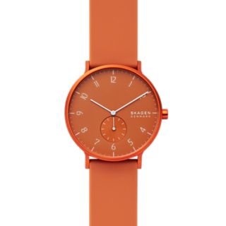 Aaren Kulor Orange Silicone 41mm Watch