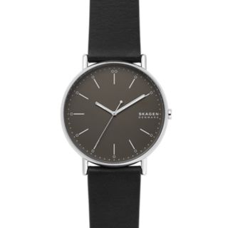 Signatur Black Leather Watch