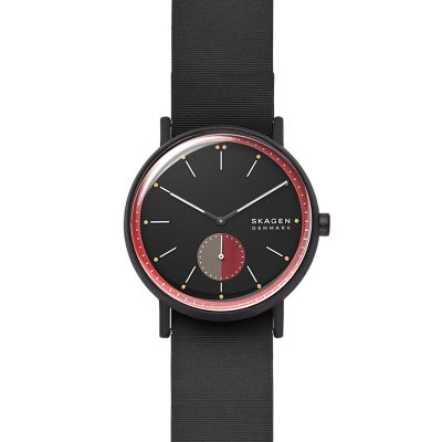 SIGNATUR ブラックシリコンフィールドウォッチ SKW6540 - Skagen