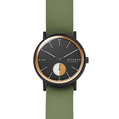 SIGNATUR ブラックシリコンフィールドウォッチ SKW6540 - Skagen