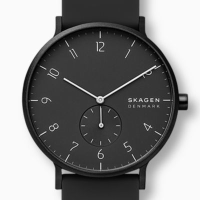 Aaren Kulor Midnight Silicone 41mm Watch